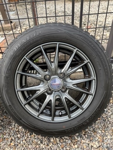 決まりました！値下げ　美品スタッドレス  マーチなどに アルミホイール ダンロップ WINTERMAXX WM01 165/70R14