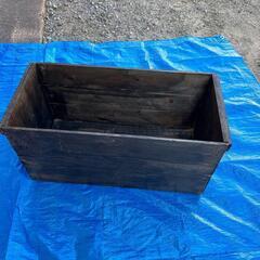リンゴ箱　木箱の画像