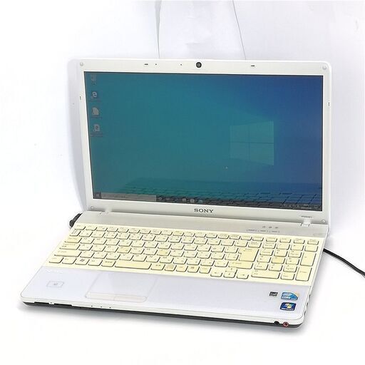 保証付 高速SSD Wi-Fi有 15.5型 ノートパソコン SONY VPCEB38FJ 中古良品 Core i3 4GB 無線 Bluetooth Webカメラ Windows10 Office済