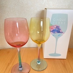 新品　未使用　BIRTHDAYBAR ペア　ワイングラス　韓国風