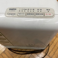 古い温風送風機の画像