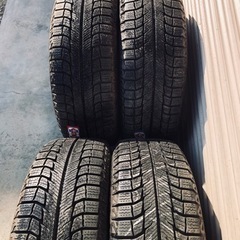 冬タイヤ 195/55R15 トヨタ純正プリウスα等用PCD114.3アルミ付スタッドレス バリ山4本組の画像