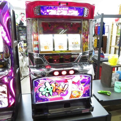 パチスロ実機 沖ドキ! LL-30 ラブリーパネル 不用機 ドアキー・設定キー付 スロット機│江別市のリサイクルショップドロップ