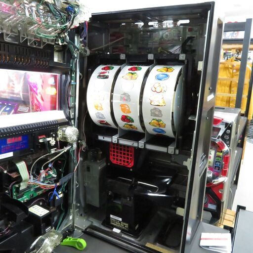  パチスロ実機 沖ドキ! LL-30 ラブリーパネル コイン不用機 ドアキー・設定キー付 スロット機│江別市のリサイクルショップドロッ