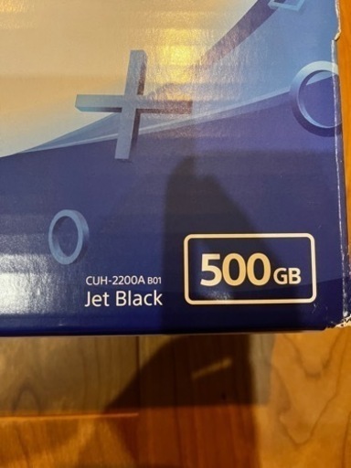 【終了】PS4ジェット・ブラック500GB CUH-2000AB01 箱付き