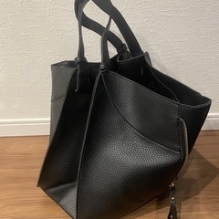 【売約済】レザーバッグ　ブラック