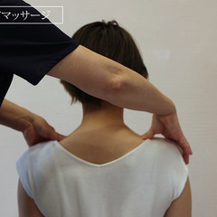 何処でも出来る　座位の肩マッサージとヘッドマッサージ付講座の画像