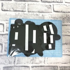 ✿正月壁飾り︎︎✿両面テープ付き︎✿兎年︎✿画用紙アートの画像