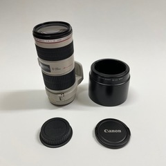 値下げしました　canon キャノン　EF 70-200mm F4L IS USM 美品　