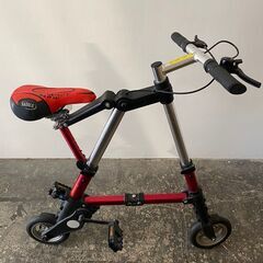  A-bike 風 折り畳み自転車 美品 引き取り限定の画像