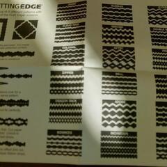 色々な線に切れるハサミセットの画像