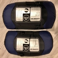 Hill Stone冬用寝袋左右2個セット連結可の画像