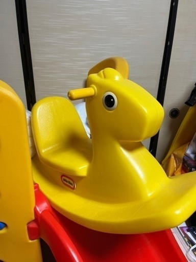 little tikes リトルタイクス　滑り台とロッキングホース
