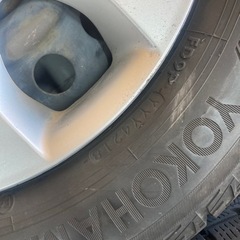 値下げ　スタッドレスセット　175/65R14 ノート純正ホイール　キャップ付