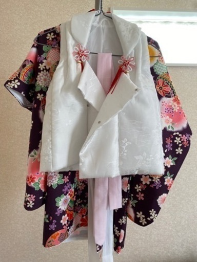 9/17まで5000円❣️七五三 着物セット ３歳女の子用