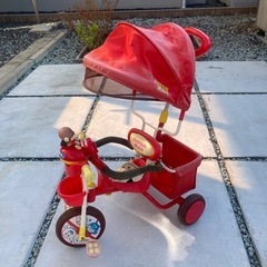 三輪車　アンパンマン　幼児用　中古の画像