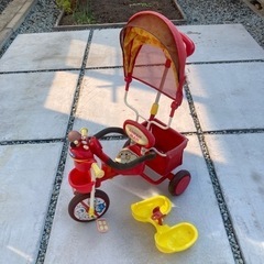 三輪車　アンパンマン　幼児用　中古の画像