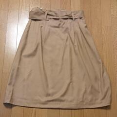 ベージュあったかスカートの画像