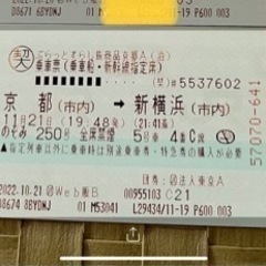 新幹線チケット