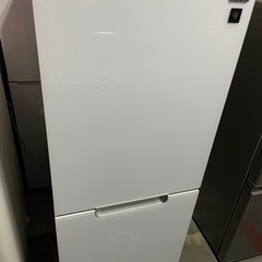2021年製、2022年2月買いました。冷蔵庫 PLAINLY（プレーンリー） クリアホワイト SJ-GD15G-W [2ドア /右開き/左開き付け替えタイプ /152L] 