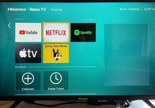 32型　スマートTV Hisense お引き取り者様決定