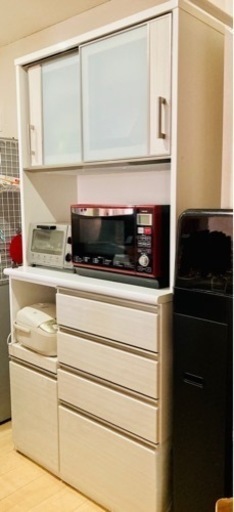 12月25日まで【値下げしました】食器棚　キッチンボード　ニトリ