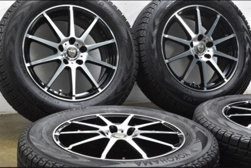 ハリアー等‼︎ スタッドレスホイールセット‼︎ ヨコハマ アイスガード G075