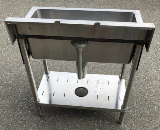 ⭐︎中古品　1槽シンク　750×450×800mm  厨房用品⭐︎