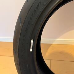 ピレリ PIRELLI エンジェルGT2 190/55 ZR 17 使用バイクタイヤの画像