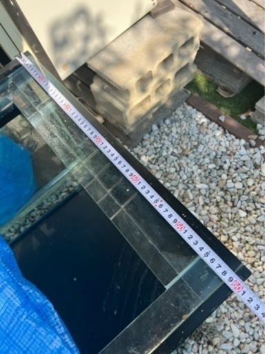 ガラス水槽2メートル