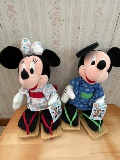 浴衣　ぬいぐるみ　ミッキー　ミニー