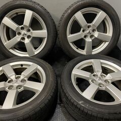 【BS Playz PX-RV 225/55R18】夏タイヤ【三菱 アウトランダー 純正ホイール 18インチ 7J5HPCD114.3+38】バリ溝 デリカD:5流用可　(MTJ260)クレジットカード QRコード決済可能