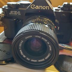 Canon キャノン フィルムカメラ AE-1 一式 中古カメラ 取り扱い説明書