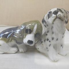 引取決定　犬の置物　ガーデニング飾り