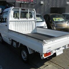 平成１１年式　三菱　ミニキャブ　トラック　Ｖタイプ　エアコン付き　三方開　ドアバイザー　走行７２２００キロの画像