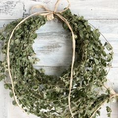 お取引中。お買い得！シンプルリース２個とユーカリミニスワッグ　３点の画像