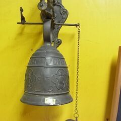 アンティーク　ドアベル　デコラティブ　真鍮　壁飾り　チャイム　呼び鈴　インテリアの画像