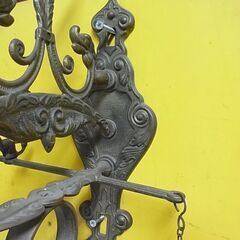 アンティーク　ドアベル　デコラティブ　真鍮　壁飾り　チャイム　呼び鈴　インテリアの画像