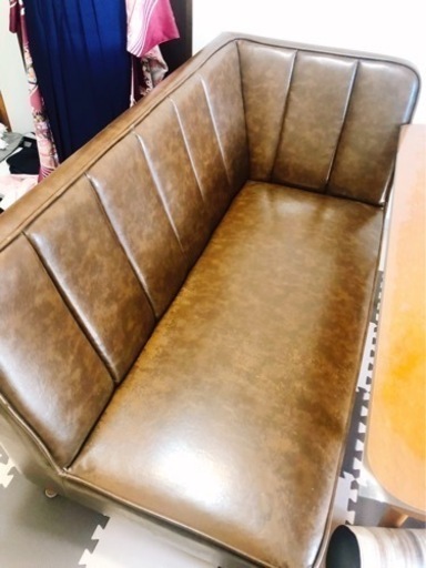 unicoソファWYTHE(ワイス) ベンチアーム ブラウン