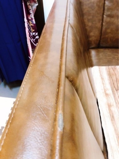 unicoソファWYTHE(ワイス) ベンチアーム ブラウン