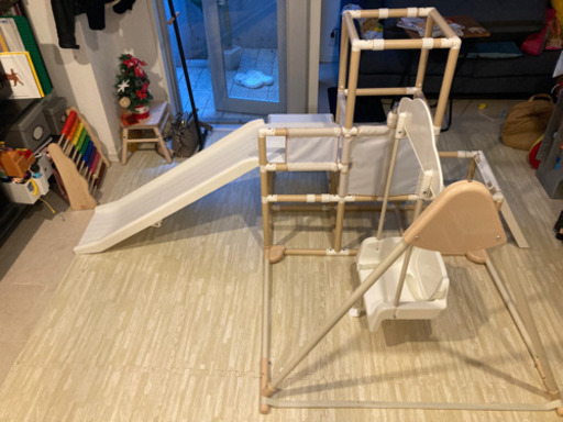 折り畳み　すべり台　ジャングルジム