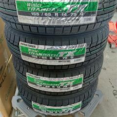 【新品】１５５／６５Ｒ１４　トーヨータイヤ　ウィンタートランパスＴＸ　スタッドレスタイヤ　４本セット　組替込み！残り2台分の画像