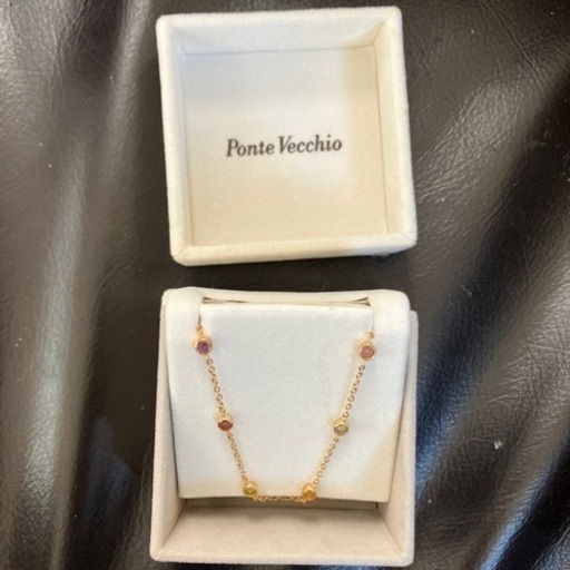 ponte vecchio K18YGミックスブレスレット