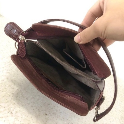 【未使用品‼️】高級マルチレザー　PRECIOUS プレシャス 2wayバッグ　ハンド/ショルダー　オーストリッチ　クロコダイル　レデ