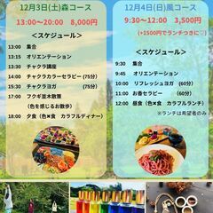 カラーセラピー×ヨガ×食　癒しの１DAYプラン♪　in本部町