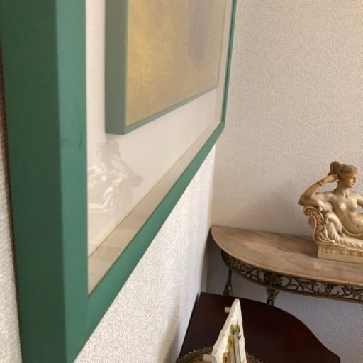縦110センチ絵画　ゴッホ　ひまわり?　　　　たて110センチ