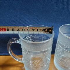 【未使用】コカ・コーラ　極小ジョッキ2個セットの画像