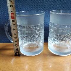 【未使用】コカ・コーラ　極小ジョッキ2個セットの画像