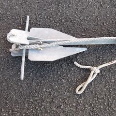 ダンフォース型 アンカー 5Kg 亜鉛メッキ 船 ボート
