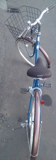 26インチ ? Marukin 自転車 7980円 ? 鍵&チェーン新品！ ?ライト付 安心の新規防犯登録料コミ 568